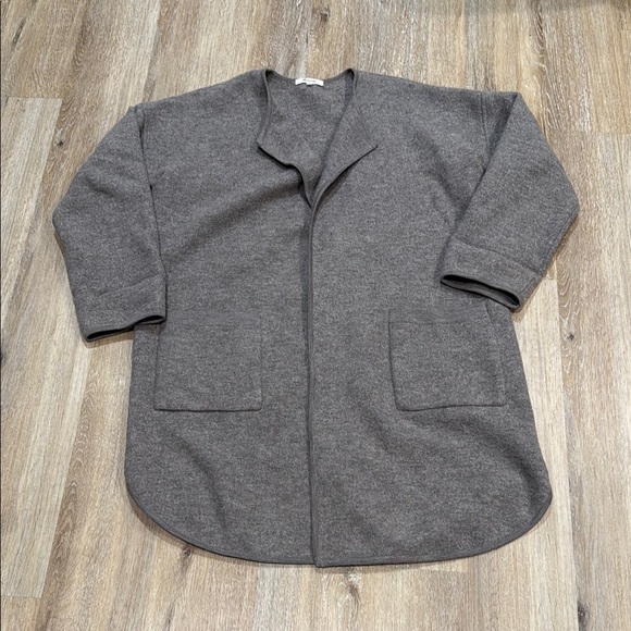 Madewell Cardigan Size Small Gray Oversized Sweater Wool Long Sleeve - Picture 3 of 12